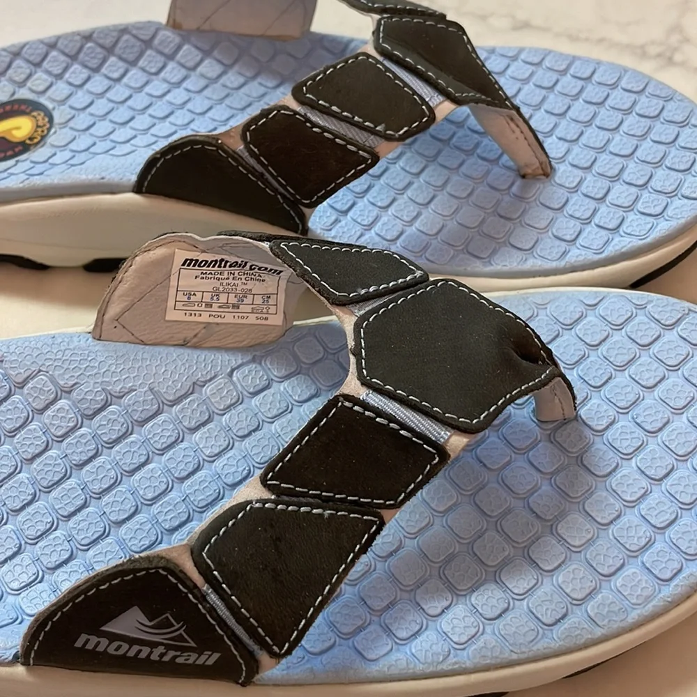 Men’s Montrail Moldable Flip Flops Size 8 NWT